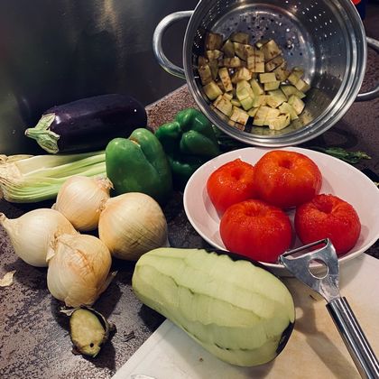Légumes pour la caponatta