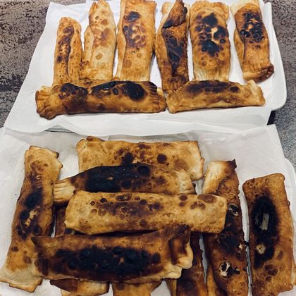 Cocas après cuisson